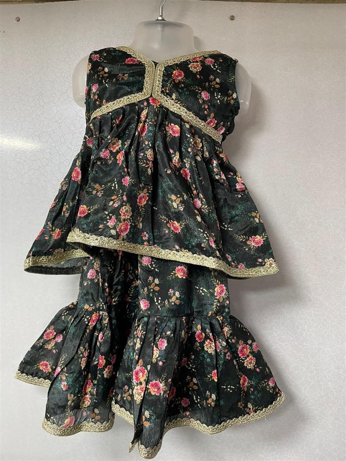 Dark Green Girls Suits